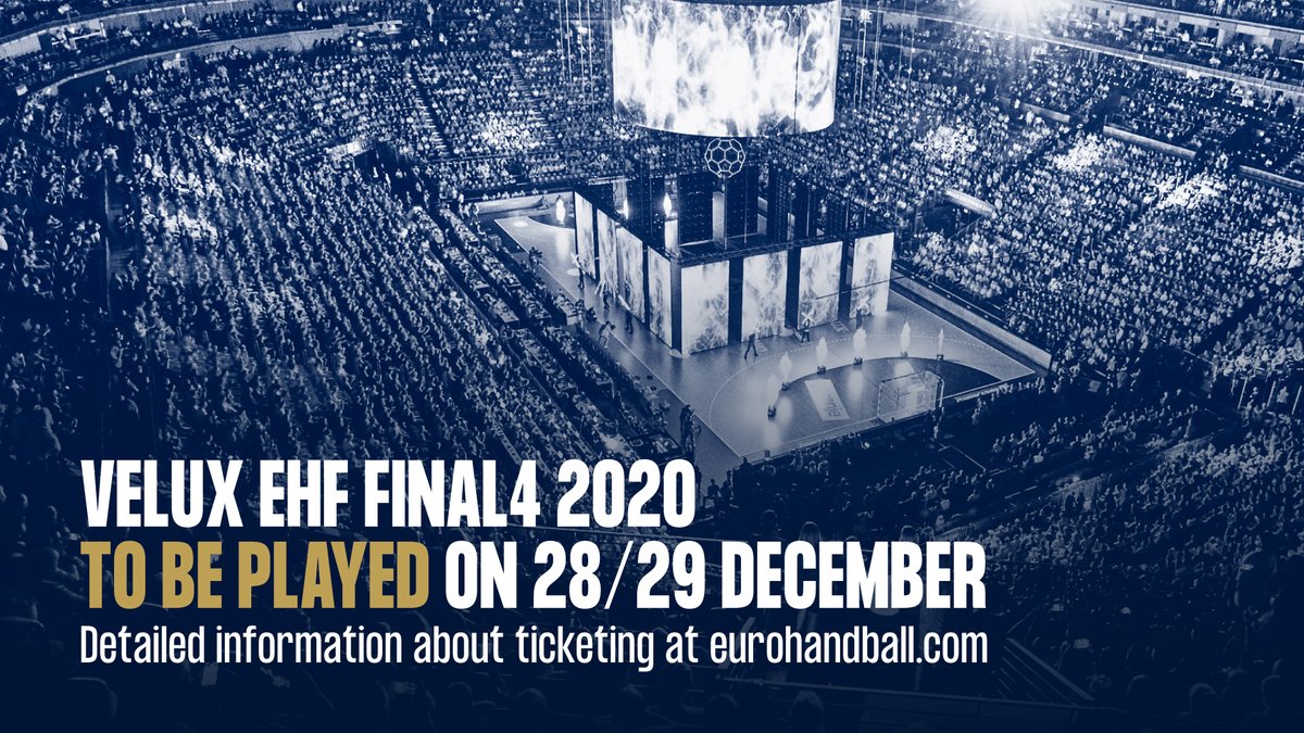 The #ehffinal4 2020 is happening! Ticket information is available on our website 🎟️🙌

▶️ eurohandball.com/en/news/en/han…