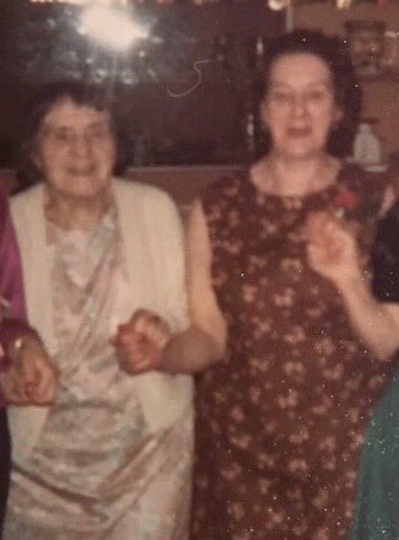 thedingles911's tweet photo. This is my Nan &amp; Grandma I am asking people who love their Nan/ Grandma whether they are here or not, to join the challenge of posting a photo. Just one photo of them no description. The goal is to flood Twitter with positive photos of love Copy and post a pic, miss them dearly https://t.co/TTfwVYVGjp