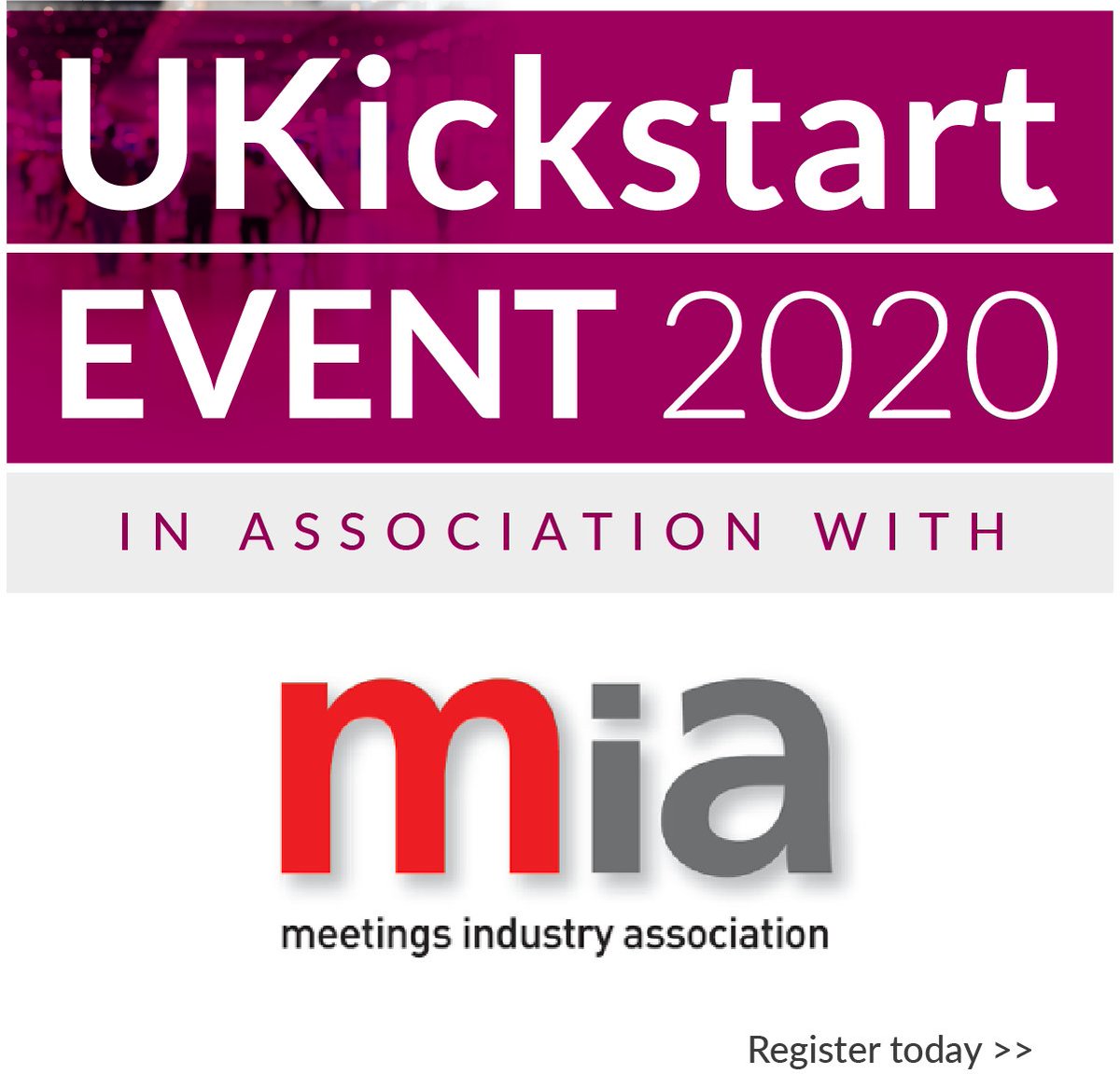 Today's the day. Last chance for <a href="/MIAuk/">Meetings Industry Association</a> members to register for the UKickstart Event. Join thousands of event professionals registered already. Don't miss out. 

Register and watch online. bit.ly/2EbZDQU

#getbritainmeeting #wemakeevents #ukickstart