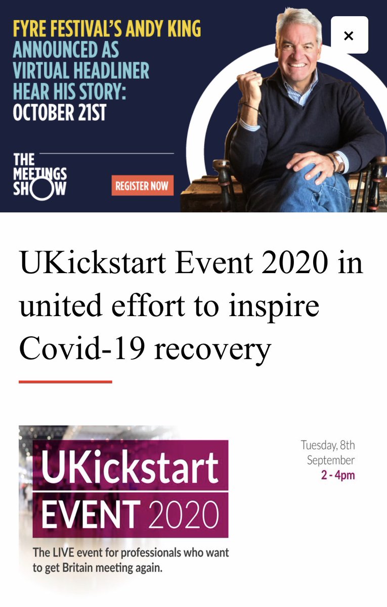 BesureEvents's tweet photo. We are so looking forward to today #ukickstartevent2020 #letsmeet #eventsindustry https://t.co/YBU1bqfpTb