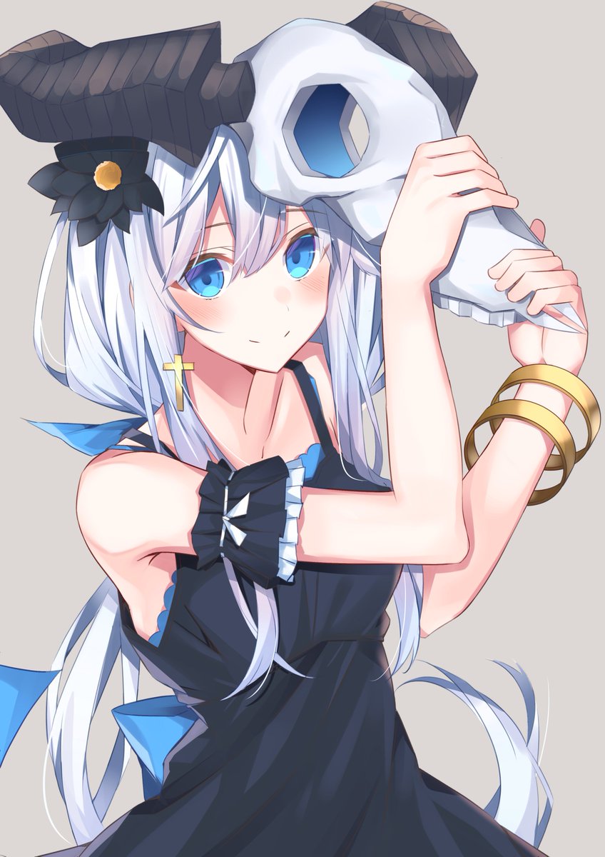 白髪娘描きました 次からは版権イラストを多く描いていきますので見にきてください Chroma お仕事募集中のイラスト