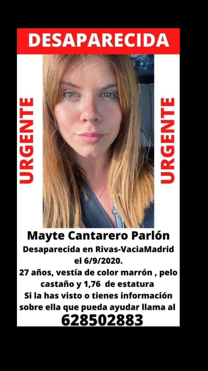 FutbolResentido's tweet photo. CORDOBESA DESAPARECIDA EN MADRID. RT PARA DIFUNDIR @MDPilar6 @MDPilar10 @donchalecos @CORDOBACABREADA @CordobaCF_ofi @CordobaFartusca https://t.co/agAEYKafy2
