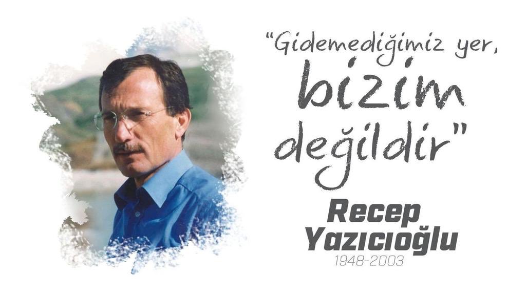 ‘Gidemediğimiz yer bizim değildir...’ diyerek hem fiziki hem de gönül köprüleri inşa ederken geçirmiş olduğu trafik kazası sonucu vefat eden, meslek büyüğümüz, öncümüz, Valimiz #RecepYazıcıoğlu’nu rahmet ve dua ile anıyorum. 

Köprüler kurmaya devam edeceğiz...