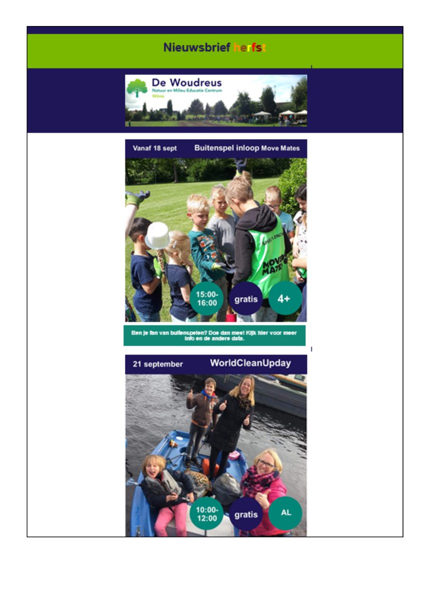 We zijn weer open |  50-dingenfeest | World Cleanup Day | 🍄 🎉 ♻ 🌌 - mailchi.mp/b786c8bb3ef4/h…