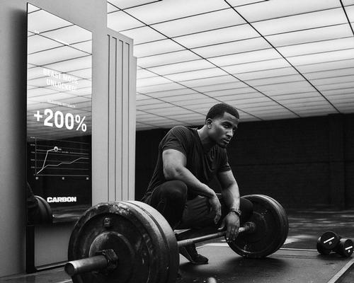 Carbon Trainer raises the bar in strength training with next-generation AI Fitness Mirror #fitness #tech #smarttech #3D #AI t.lei.sr/RgB15l