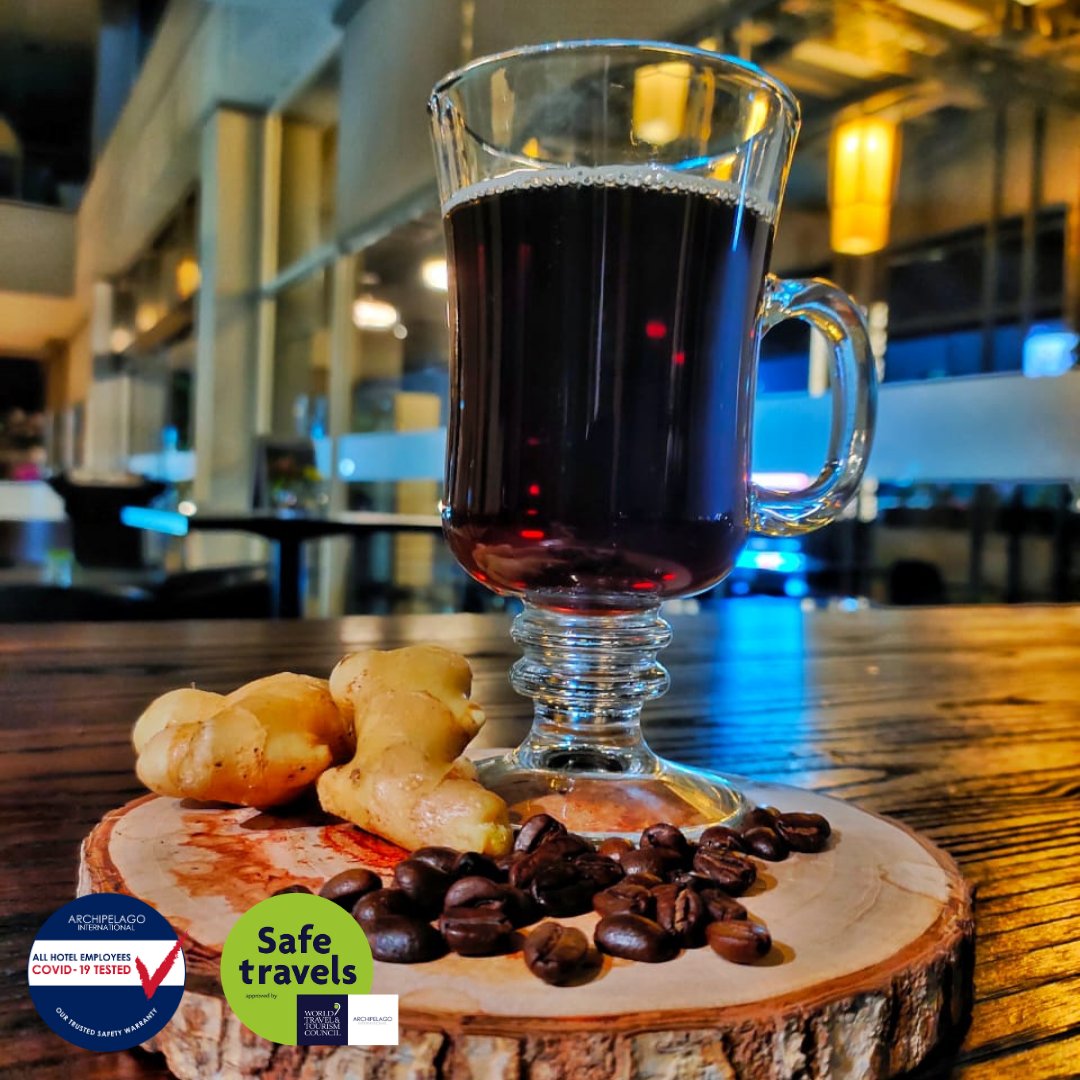 A good way to start your day with a glass of Hot Ginger Coffee!