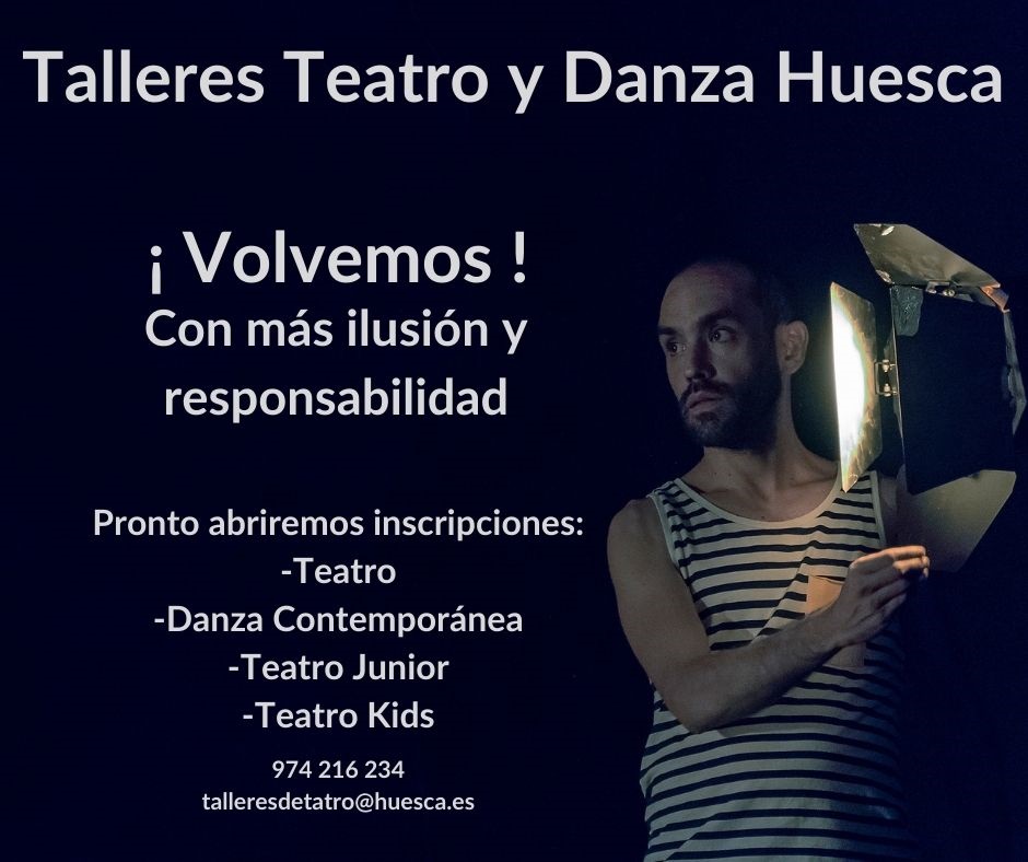ithec's tweet photo. Estamos calentando motores para un curso muy responsable. Pronto inscripciones e información de grupos. Talleres #Teatro y #Danza de 4 a 99 años en #Huesca https://t.co/XEeI8Ycwzc