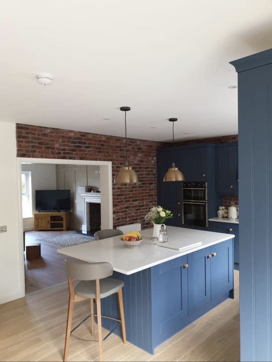 JamdacD's tweet photo. Another beautiful home handed over at Crevenagh Hall in Omagh last week! Absolutely love the attention to detail in this one. How stunning is that kitchen😍 Panelling has been added to the living room and is such a timeless way to add character to any room or hallway! https://t.co/XlFWKOPunE