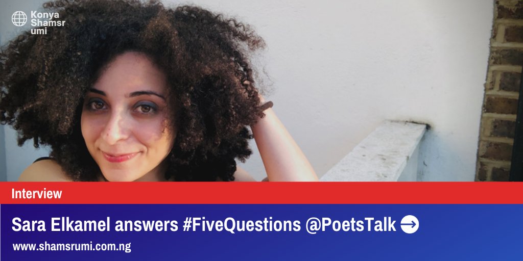 chainpilot_'s tweet photo. We are delighted to have Egyptian poet @SaraFarag Elkamel on #PoetsTalk this week. Really thoughtful and wide ranging answers. Enjoy and share. #KSRCollective
https://t.co/HCLEKdoWbE https://t.co/cfHuwtg4SR
