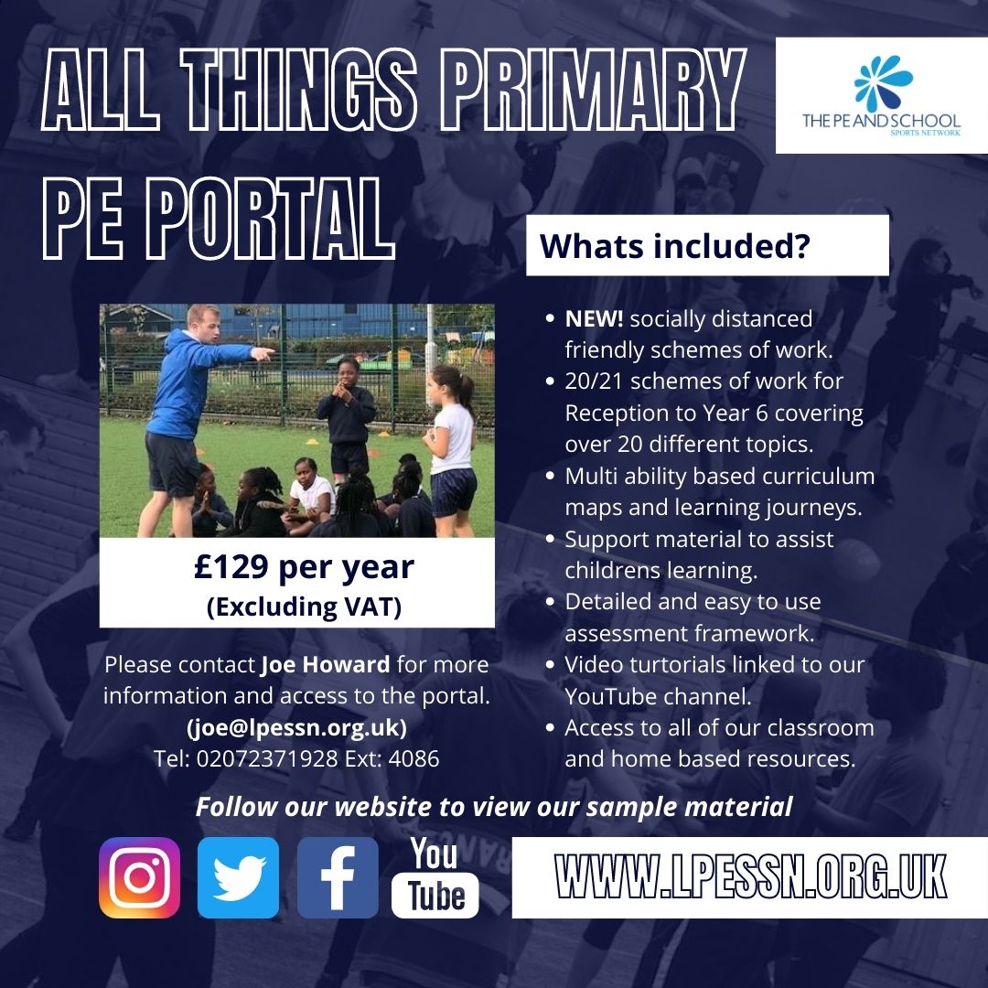 LPESSN's tweet photo. π¨ NEW Resources added to portal.
β
Check out our sample material on our CPD section on our website. Follow link β‘οΈ https://t.co/GjqB2NGHjC
#membersarea #PEportal #resources #new
@UnitedSport1 @ActiveSouthwark https://t.co/Hh6BscdSvR