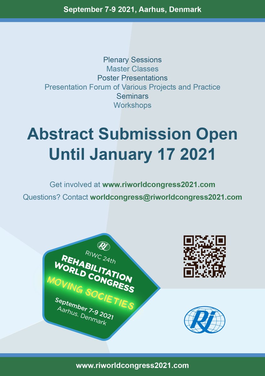 We are happy to announce that the #RIWC2021 #CallforAbstracts is now open with deadline for submission of abstracts on January 17, 2021. 

We hope you will help us share this message, and submit your own abstract(s) to be part of the congress program: riworldcongress2021.com