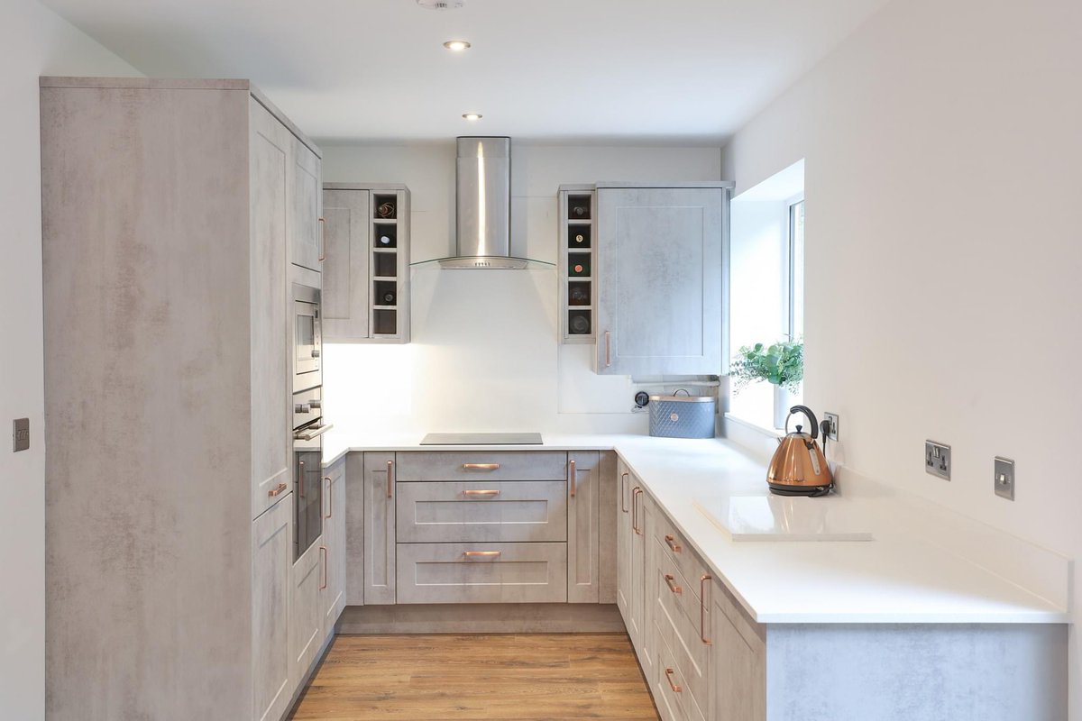 timelessknb's tweet photo. This kitchen was definitely worth the waiting for!!

We designed this kitchen during lockdown so has taken a while to complete, but i'm sure you'll agree that it was well worth the wait.

#kitchengoals #concrete #lockdown #dreamkitchen https://t.co/OdNtSWHepT