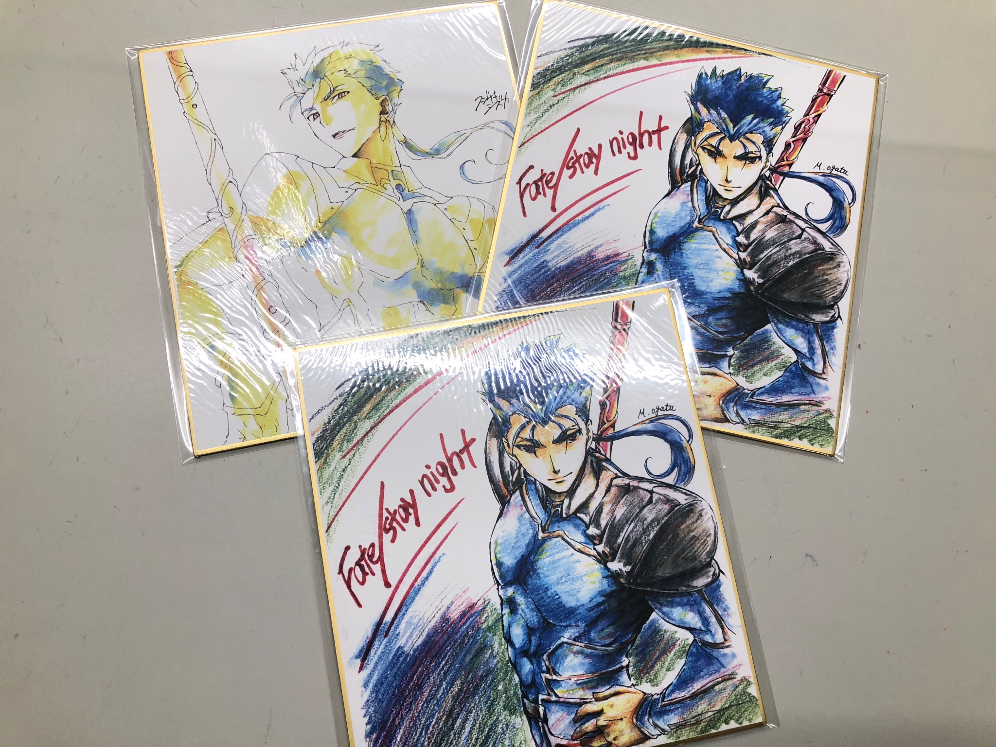Fate fgo クーフーリン　複製ミニ色紙　DINING K-BOOKS GAME館 على X: 