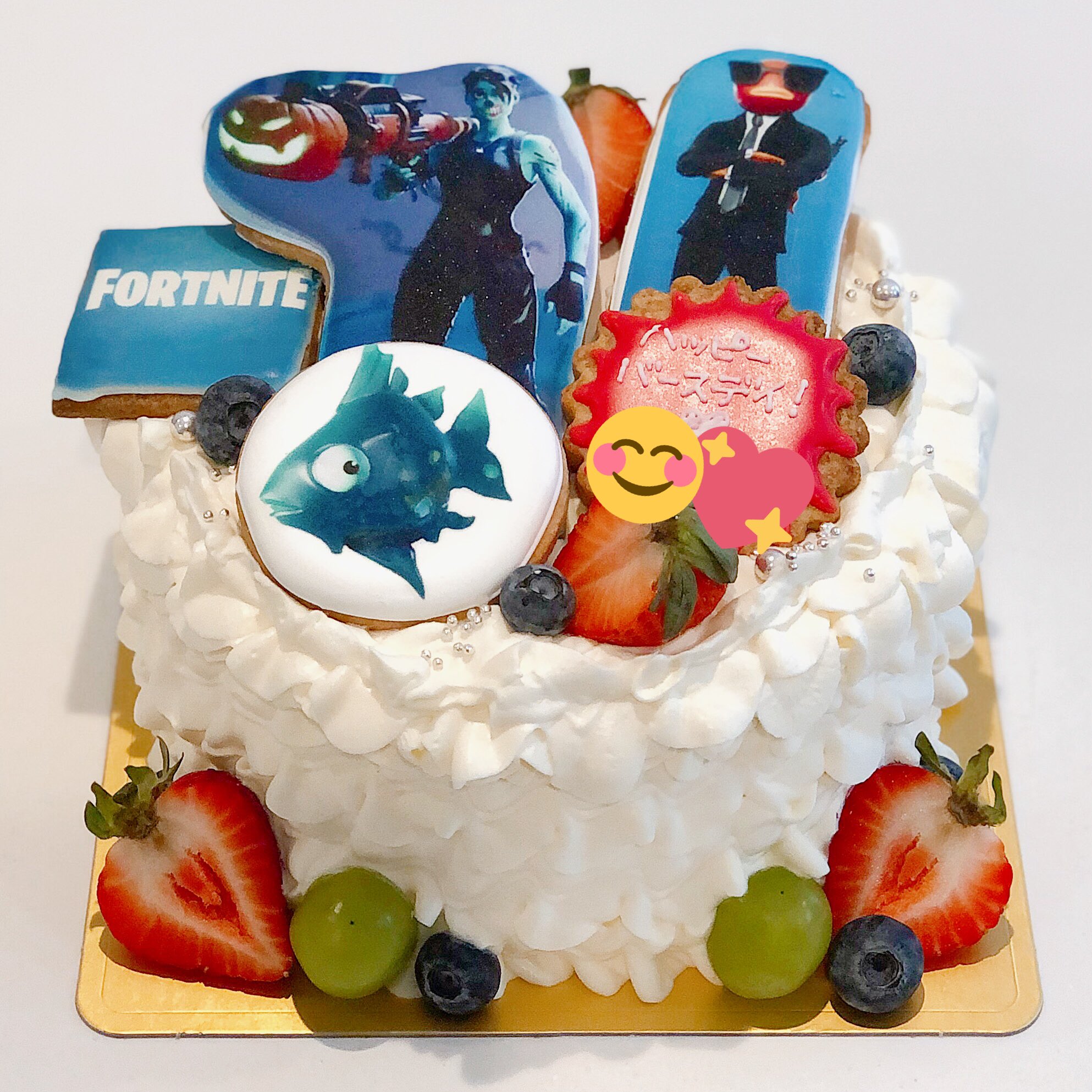 上糖舶来 大人気 オンラインゲーム の Fortnite のオーダーをいただきました ハロウィン的なキャラの グールトルーパー というらしいです を大きくしてほしいというご希望で カッコよく仕上がりました フォートナイト オーダーケーキ