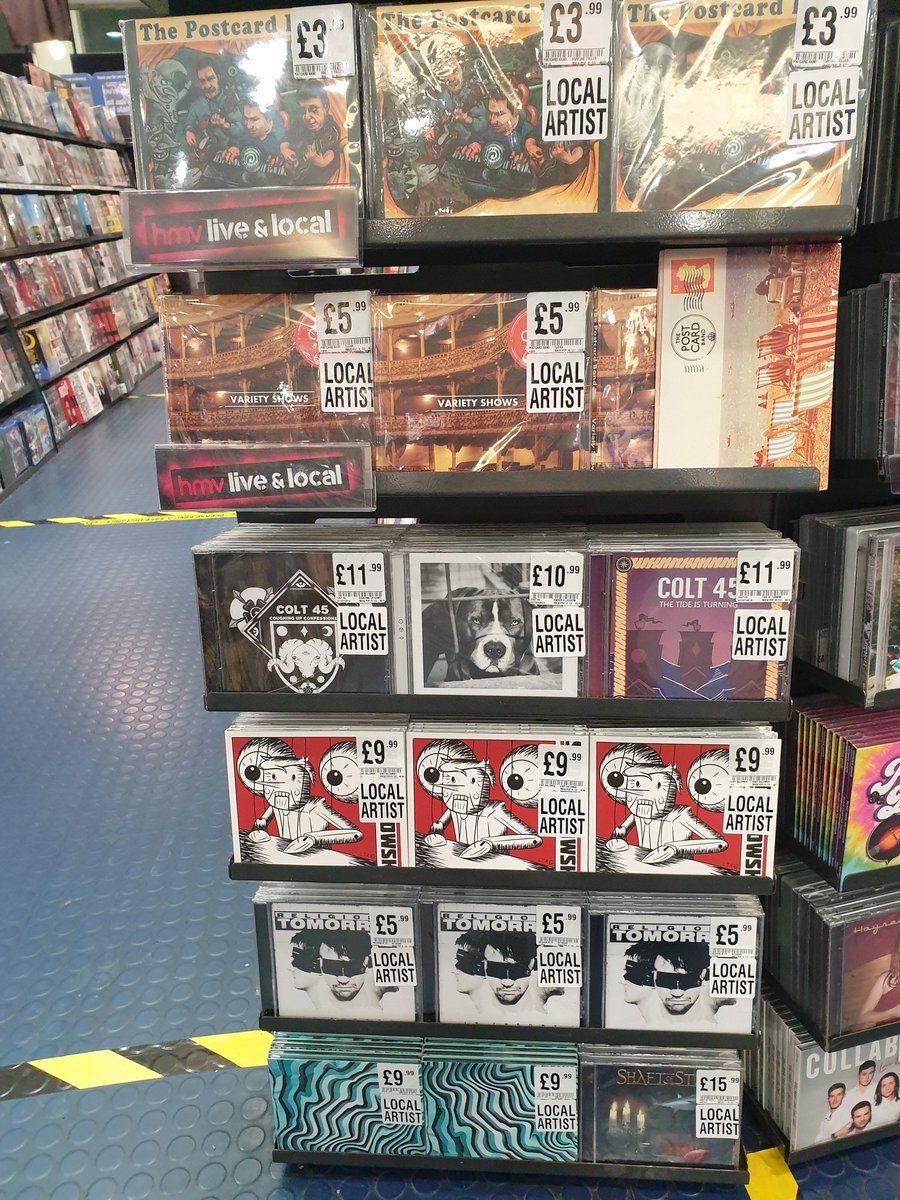 We love to support Local Artists in store. Come show the local scene some support as we have some truly incredible acts in Cumbria. #supportlocalmusic <a href="/FeatureCumbria/">@featurecumbria</a> <a href="/thecumbriaguide/">The Cumbria Guide</a> <a href="/hmvWorkington/">hmv Workington</a> <a href="/ofsCarlisle/">old fire station</a> <a href="/The_Brickyard/">The Brickyard</a>