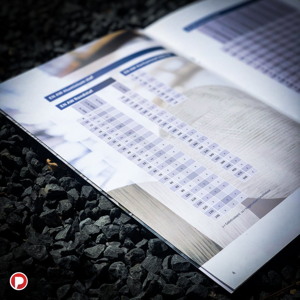PromoVisique's tweet photo. Voor Almet hebben we een productbrochure met voorraadtabellen ontworpen. De productbrochure is overzichtelijk en geheel in hun huisstijl. https://t.co/KnFb3htAor