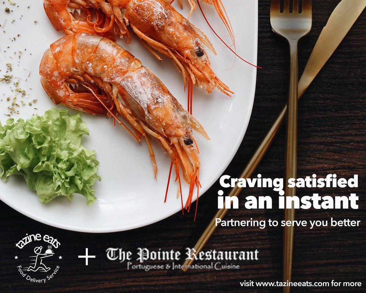 tazineeats's tweet photo. Ready to satisfy your cravings instantly! Welcome on board to the Pointe Restaurant. Tazine Eats Comjng soon ⏰ https://t.co/LEaW0nVAk4