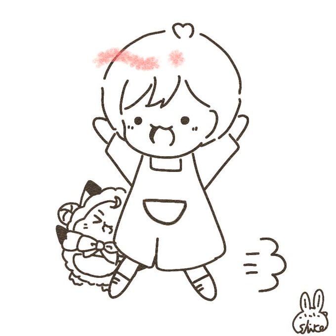 しーちゃん(@shiki_chaat)絵柄で?さん描いてみた。
難しいね・・・・・・。

#ただいましきさん 