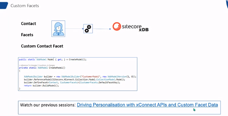 Where do I store the custom data points about my customer for triggering a #marketingautomation condition?

Ans - xDB custom facets.
