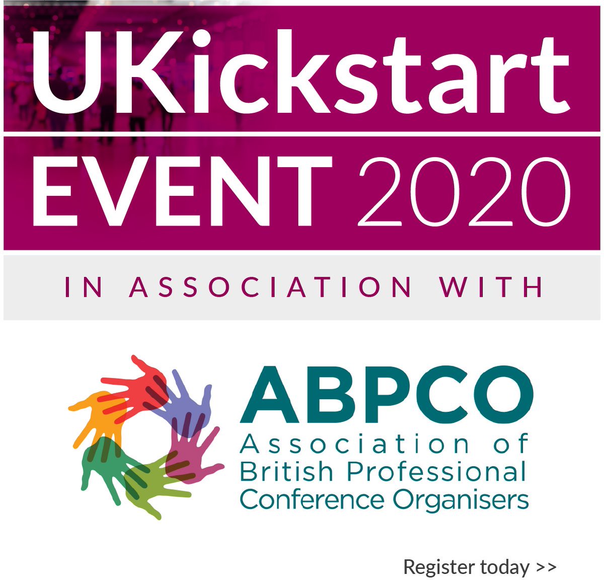 Today's the day. Last chance for <a href="/ABPCO/">ABPCO</a> members to register for the UKickstart Event. Join thousands of event professionals registered already. Don't miss out. 

Register and watch online. bit.ly/3kPbqVW

#getbritainmeeting #wemakeevents #ukickstart