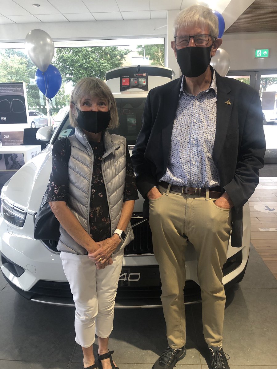 MarshallVolvo's tweet photo. A new XC40 SOLD to Mr &amp; Mrs Cushion @MarshallVolvo #Grantham! Another #70Reg to hit the road later on this week. 👍 #marshallmoments https://t.co/X7cSTqRC0j