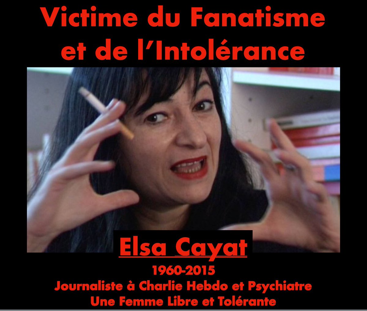 n Memoriam Elsa Cayat #La Soignante de Charlie Hebdo