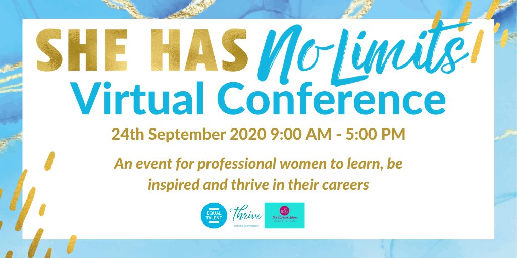 We are proud to be sponsoring the upcoming #SheHasNoLimits conference on the 24th September. This one day conference which supports The Young Women's Trust focuses on educating and inspiring women in the workplace. Find out more here: shehasnolimits.com/she-has-no-lim…