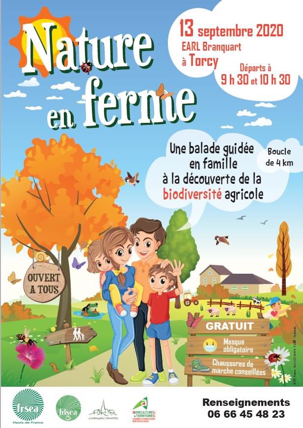 [NATURE EN FERME] Vous faites quoi dimanche ? 🤔 Venez faire une balade pour découvrir la biodiversité agricole à Torcy ! 👍