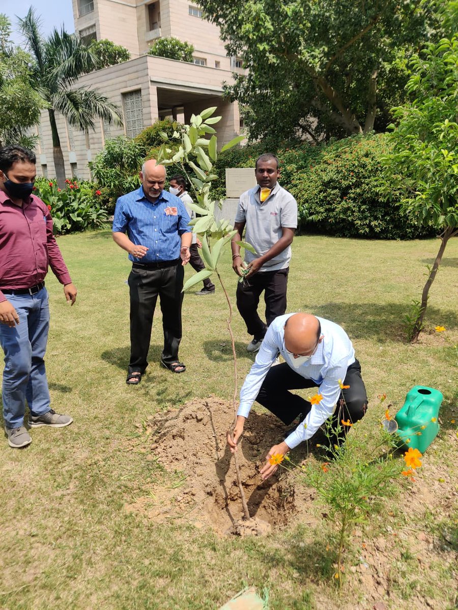 IIITDelhi's tweet photo. Every year on the occasion of #IIITDelhi Foundation Day, we follow a tradition of planting trees in and around the campus. Continuing the tradition, the FMS team at #IIITD organized the Plantation Drive within the campus today.
#12yearsofIIITD #IIITDCommunity #FoundationDay2020 https://t.co/6o91dvosyQ