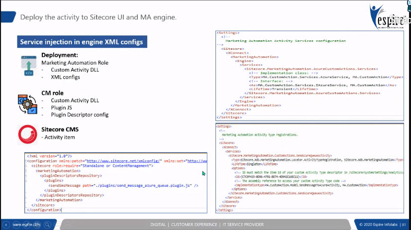 Extending #sitecore #marketingautomation step 3 - deploy the activity to #sitecore UI and MA engine