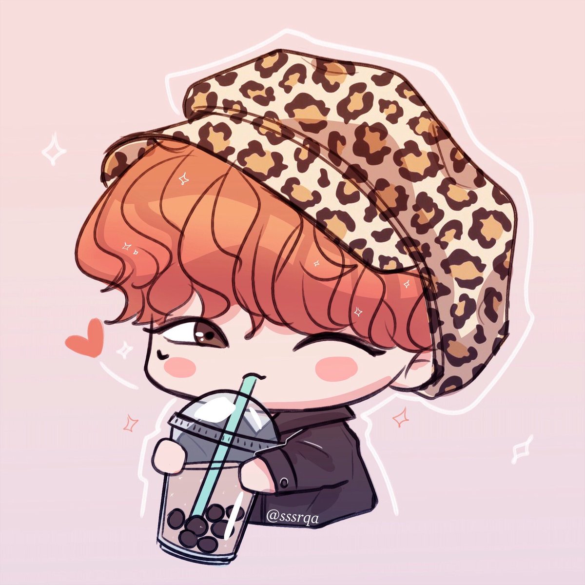 sssrqa's tweet photo. Jinhwan’s cute leopard cap🥺💖 
#ikon #ikonfanart #kpopchibi #jinhwan #kimjinhwan https://t.co/QYDgdbZA6M