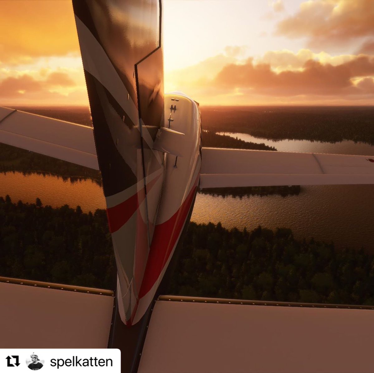 MSFSCommunity's tweet photo. Instagram user spelkatten takes you to a journey to the sunset with their Daher TBM 930. 

Source: https://t.co/YPyHXdRSfr

#MicrosoftFlightSimulator2020 #MicrosoftFlightSimulator #FlightSimulator2020 #FlightSimulator #FS2020 #MSFS2020 #MSFS #Aviation https://t.co/liMiaUwLvh