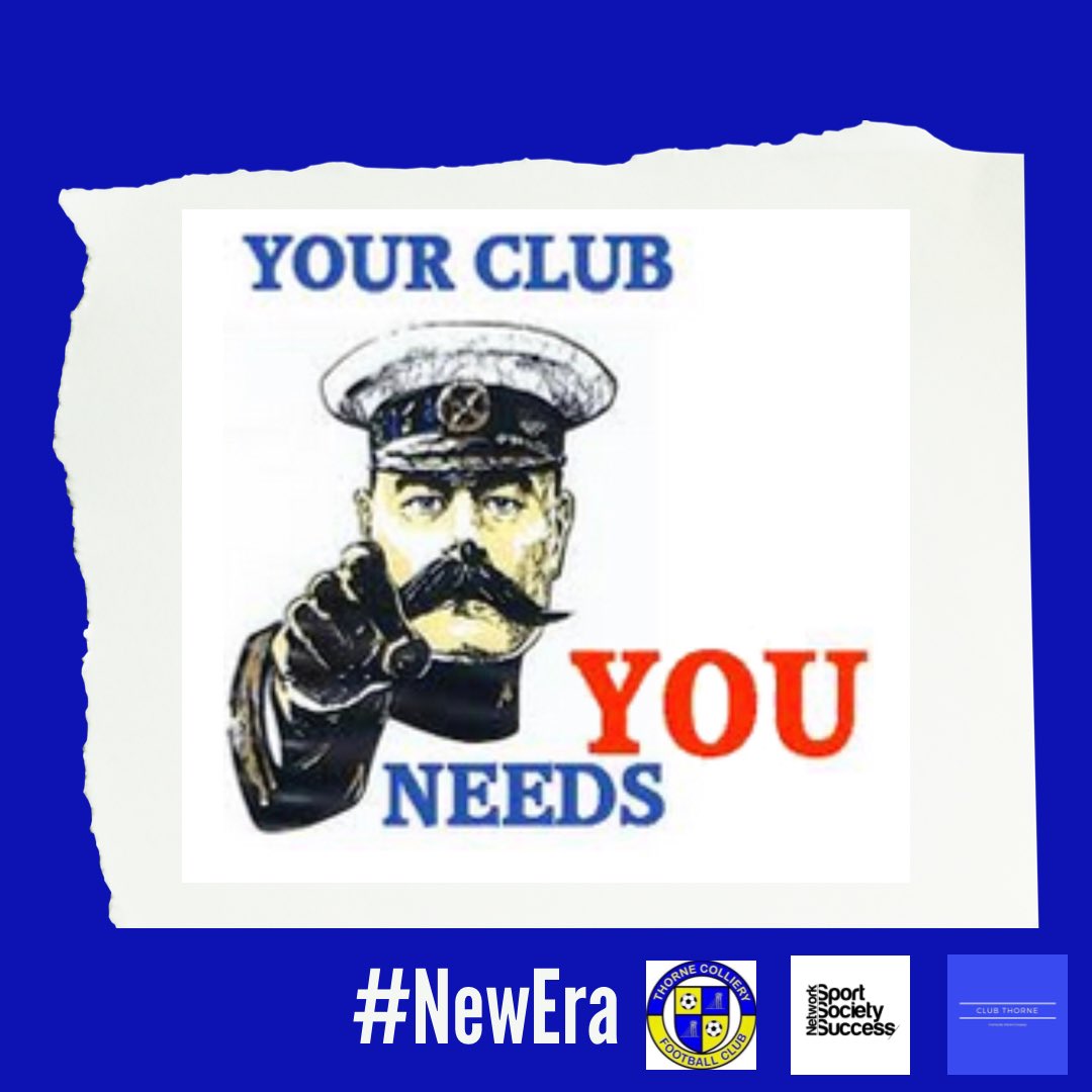 VOLUNTEERS NEEDED!
Volunteers needed for a number of duties on a match day, come and join us as we enter the clubs #NewEra, If Interested please contact us on infosssnetwork@gmail.com
#ClubThorne