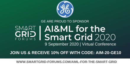 BethM72's tweet photo. Last day to register to the Artificial Intelligence and Machine Learning (AI&amp;ML) for the Smart Grid 2020 taking place virtually tomorrow and sponsored by GE

We have a 10% discount code for you: AIM-20-GE10 
https://t.co/alUXCemWNr

#ge #gedigital #digital #grid https://t.co/mI0mfBFVMe