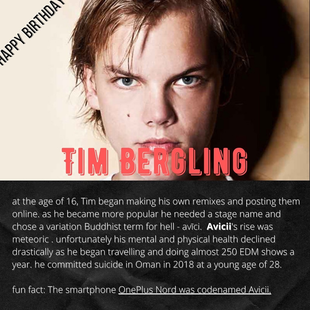Happy Birthday!!!
Tim Bergling     