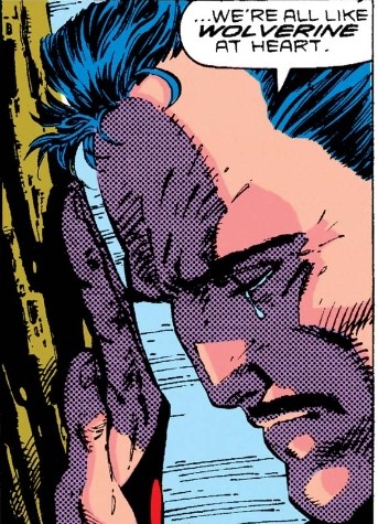 In the immediate interest of the conflict at hand, the scene contributes to the narrative tension by humanizing (metaphorically, anyway) the atrocities committed by the Skrull, thus adding motivation to the heroes and fearsomeness to the villains. 6/9