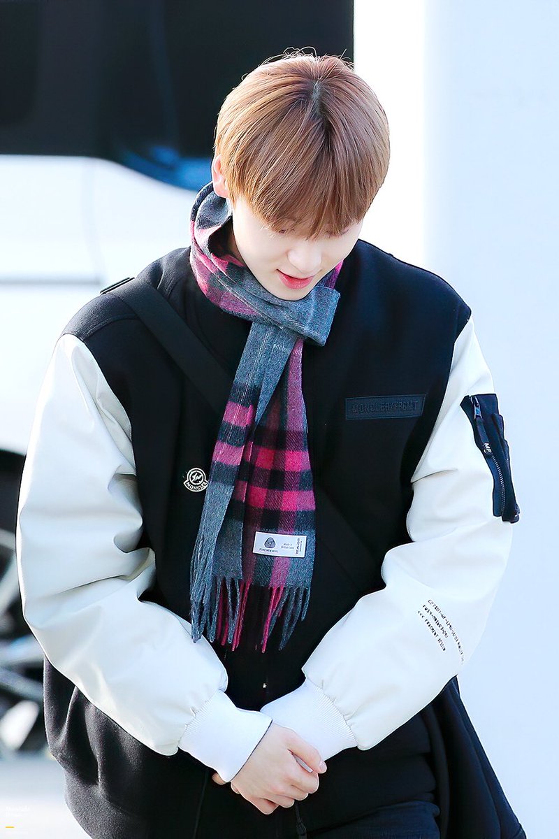 GVGSHOP's tweet photo. Hi fellas!! Do you remember the Hwang Min-hyun muffler crisis last year? We're back again. You can meet us at GVGSTORE this week. Wait for those who haven't found it yet! #Minhyun #NUEST #Minhyunmuffler #AbrahamMoon #pinkcheck https://t.co/JvKs5uZxIt