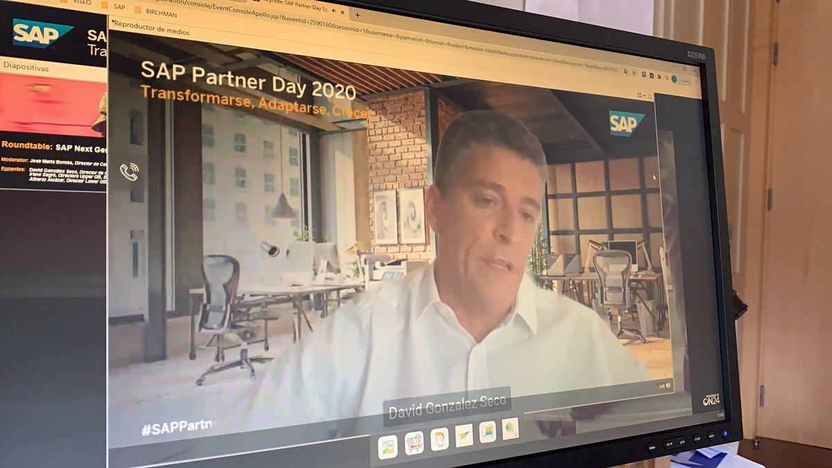 toniaguayo1's tweet photo. Transformándonos, adaptándonos y creciendo en el #SAPPartnerDay , en virtual con el equipo de @SAPSpain https://t.co/3dlvB4a41D