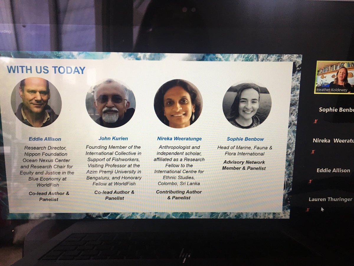 slpbenbow's tweet photo. Finding myself in some very prestigious company this morning as we launch the next #BluePaper from ⁦@oceanpanel⁩ Sharing ⁦@FaunaFloraInt⁩ position on #OceanValues and #OceanAccess https://t.co/OF9WORCJSH