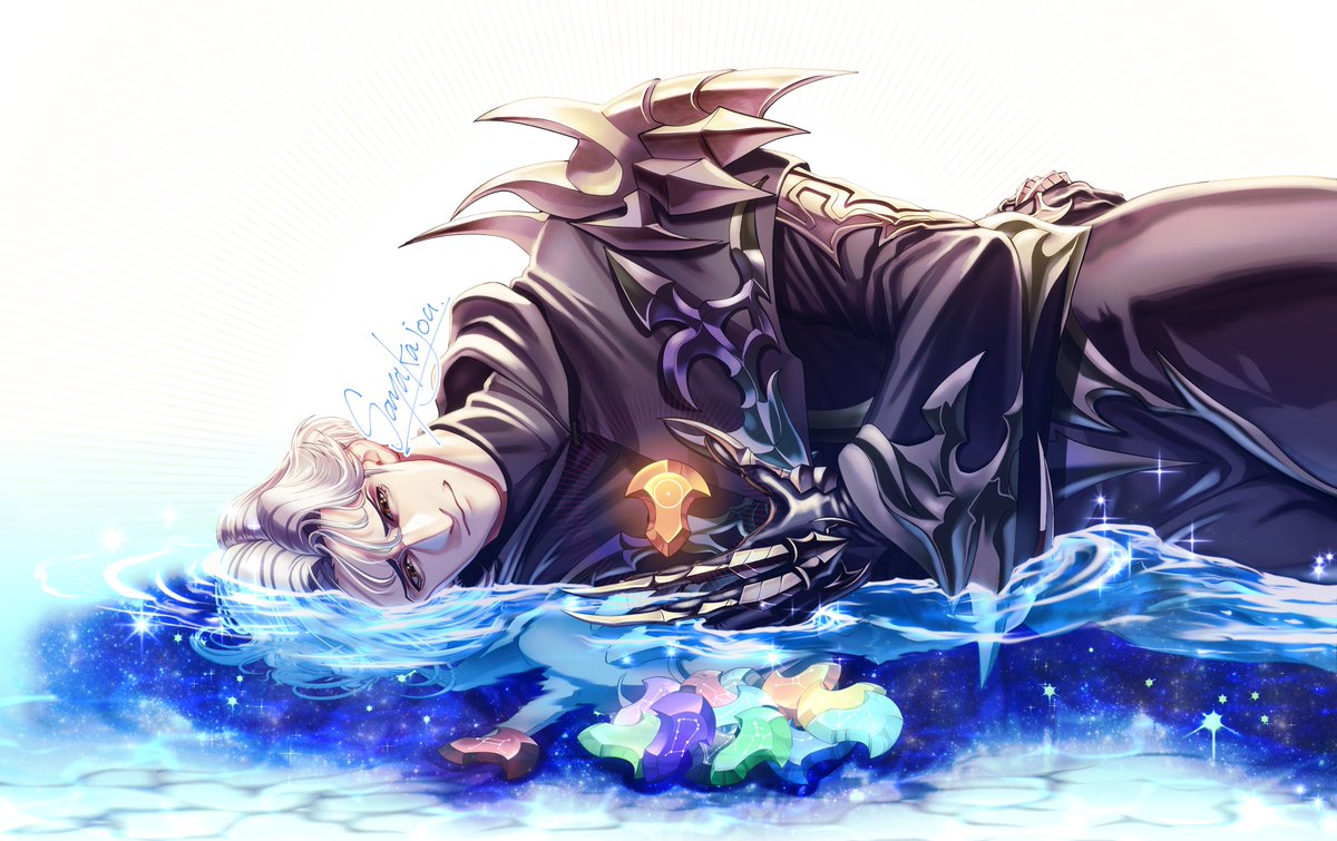 sayakajou_ff14's tweet photo. 「私はお前を覚えている…」

#EmetSelch #エメトセルク https://t.co/5MiizSwRle