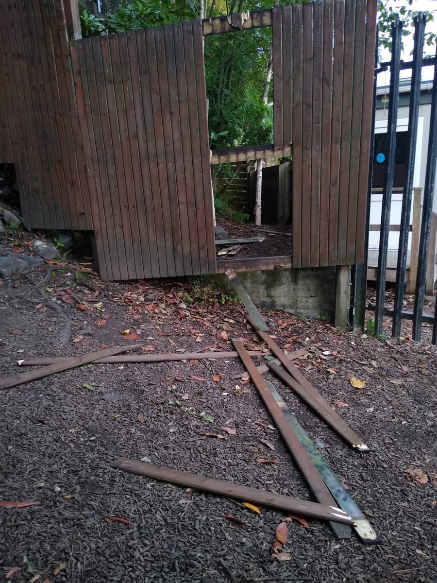 BallyroanBoysNS's tweet image. Last nights Malicious destruction 😡#wasters