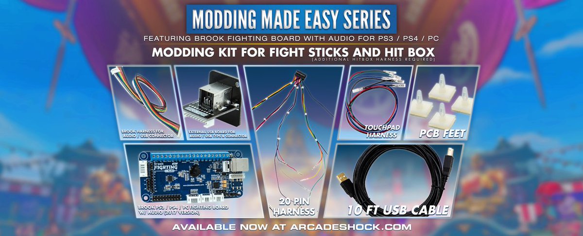 ArcadeShock's tweet photo. Modding Made Easy w/ our Universal Modding Kits

https://t.co/xIeuUknJPi

Take all the guess work on what you need to complete that arcade controller mod.  Saving time and money when bundling together

#arcadestick #fightstick #universalmoddingkit https://t.co/cz6InVrsk5