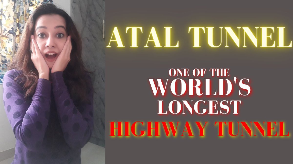 TravloggingSoul's tweet photo. Watch my video abt ATAL TUNNEL &amp; don't forget to SUBSCRIBE this channel for more travel related videos...😊
https://t.co/DmE7kZ0QZG

#AtalTunnel #RohtangTunnel #RohtangPass #AtalBihariVajpayee #Manali #LEH #ManaliLeh #Vistadome #HimachalPradesh #youtubechannel #travel #Tourism https://t.co/n0LQd69Okb