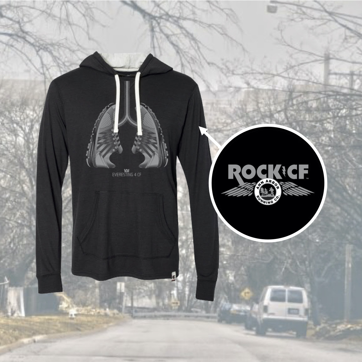 This September 11th <a href="/annarbor_rc/">Ann Arbor Running Co</a> + <a href="/LetsRockCF/">Rock CF</a> are teaming up for Everesting for CF <a href="/Hells500/">Hells 500</a>. Donate $88 or more to help keep The Rock CF dream alive and receive a limited edition Everesting for CF hoodie! charity.gofundme.com/o/en/campaign/…