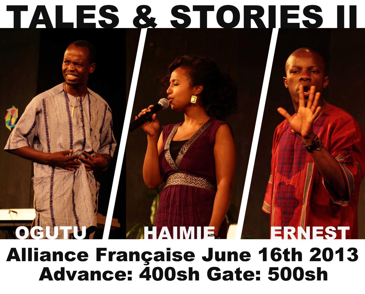 These performances happened on Sunday, July 22, 2012, and Sunday, June 16, 2013, on two storytelling shows:  #TalesandStories &  #TalesandStoriesII by  @ArtsandOak.The lead performers were  @ogutumuraya and  @ewamboye.