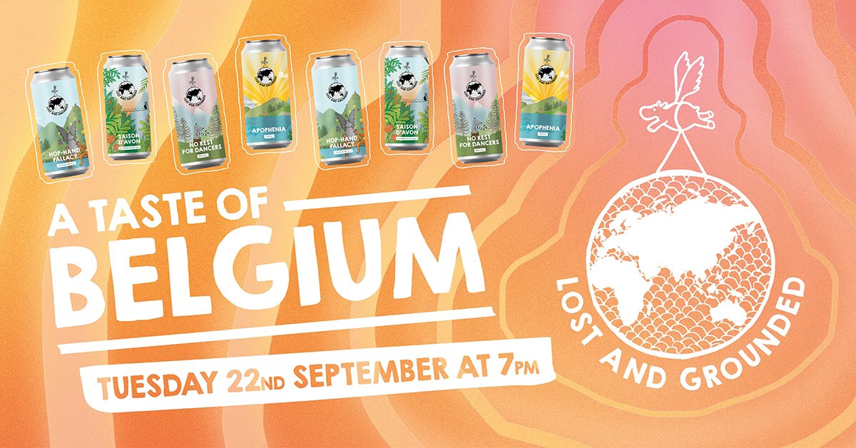 lostandgrounded's tweet photo. It’s no secret we love the classic Belgian styles &amp; our core beers include 4 lovely renditions. 🇧🇪
Join co-founders Alex &amp; Annie &amp; special guest @ATJbeer Adrian Tierney-Jones , beer, pub &amp; travel writer and Belgo-phile, for this fab tasting 22nd Sept
TIX:
https://t.co/uqt5IMWppm https://t.co/Gpak3JEqZB