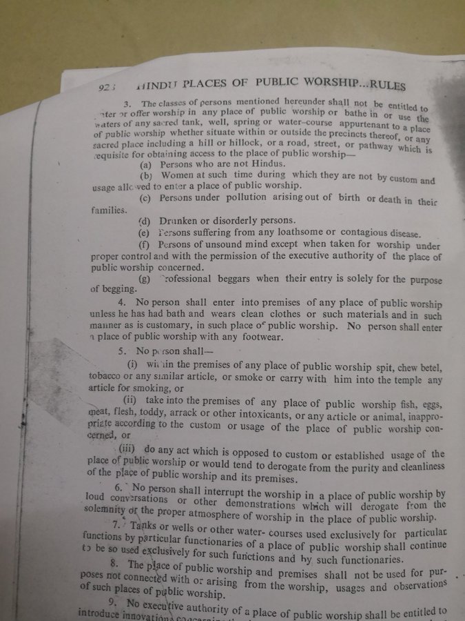 As for your Ignorance regarding the entry of non Hindus into sacred hindu temples , I defer you to see Rule 3 a of the Temple Entry Act 1965.Specifically where it says 'non-hindus are not allowed into the places of worship"Hope this clarifies.9/end