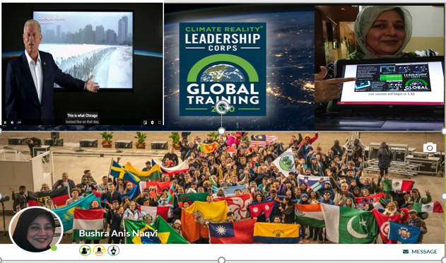 banaqvi's tweet photo. ''The Reality now we face implores to act''-@algore 
Its great to be @ClimateReality #LeadershipCorps2020 
My Takeaways:
#ActNow and dont stop
#Collaboration brings Success
#ConnectToCocreate 
#Courage_Commitment_Passion Lead and reflect

#GlobalTrainingAugust and #LeadOnClimate https://t.co/3ySomaDeNm