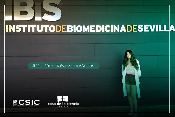 CasaCiencia_Sev's tweet photo. Maribel pertenece al Instituto de Biomedicina de Sevilla e investiga en el área de Neurociencias, en la enfermedad de Alzheimer. Es una adicta a la música y la utiliza como herramienta para aliviar el estrés en los momentos de intensidad en el trabajo. 
#ConCienciaSalvamosVidas https://t.co/LftcrPfjNQ