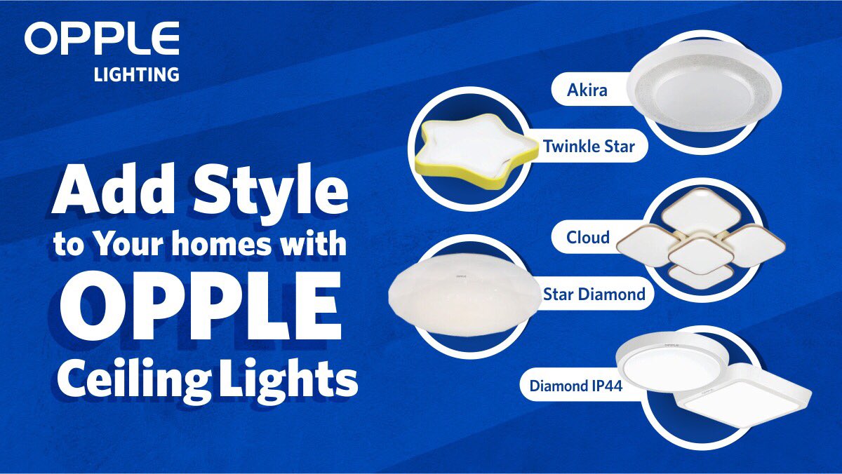 Oppleindia's tweet photo. Our vast collection of LED Ceiling Lights lets one add style to their home in a unique way!
Every Ceiling Light is unique & attractive as well as loaded with modern features offering opulent ambiance & comfort.
#LEDCeilingLight #CeilingLight #LEDLights #OPPLE #OPPLELighting #LED https://t.co/VYW8GR5ZFr
